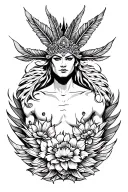 samoa half chest tattoo tattoo design idea