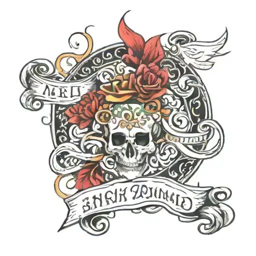 world AKC in the moddle and the worlds humildad disciplina y presente around  tattoo design idea