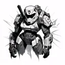 Overwatch tattoo design idea