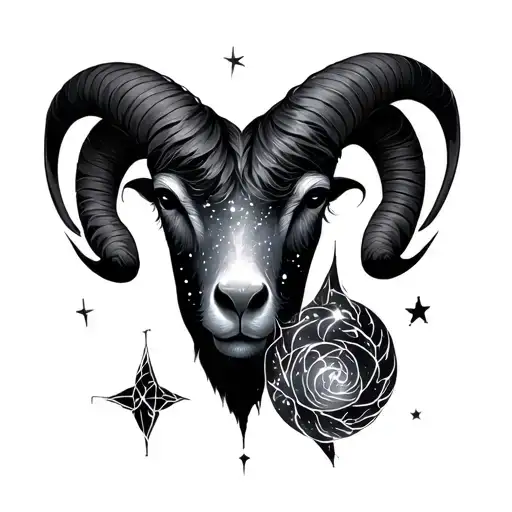 Aries, cancer, Virgo and Aquarius Constellation tattoo design idea