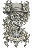doing what's right under the eyes of judgement  tattoo design idea