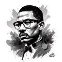 Malcolm X tattoo design idea