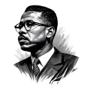 Malcolm X tattoo design idea