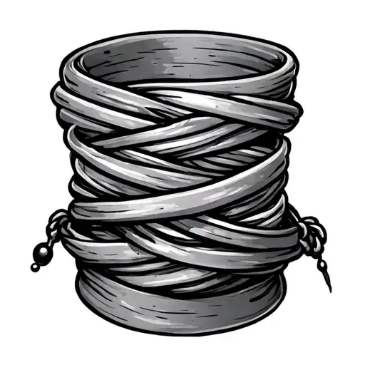 Ankle Bracelet tattoo design idea