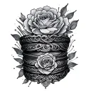 Ankle Bracelet tattoo design idea