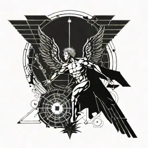 Half of the tattoo is Icarus falling from the sun  tattoo design idea