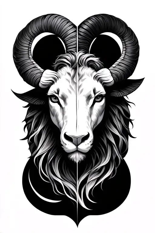 Sagittarius And Leo and Aries zodiac sign tattoo design idea