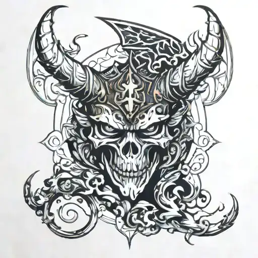 diablo tattoo design idea