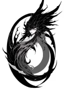 Solo Leveling anime tattoo design idea