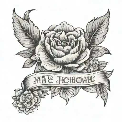 May Jehovah take care of you tattoo design idea