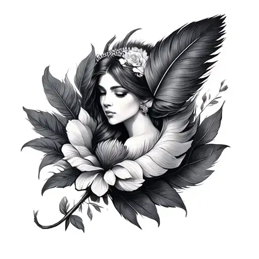 Plumearia tattoo design idea