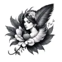 Plumearia tattoo design idea