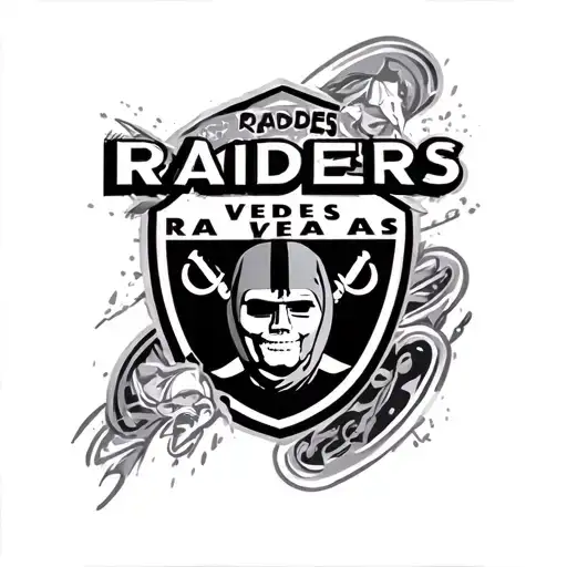 Las Vegas raiders tattoo design idea