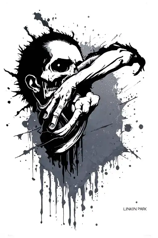 linkin park hybrid theory tattoo design idea