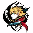 final fantasy 7 tattoo design idea