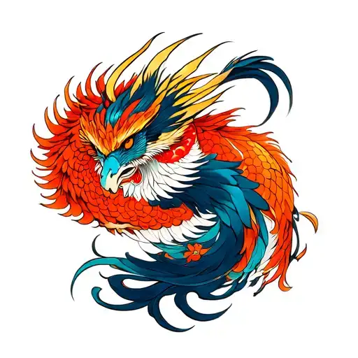 fenix tattoo design idea