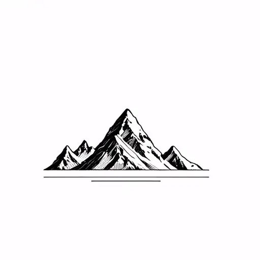 Matterhorn tattoo design idea
