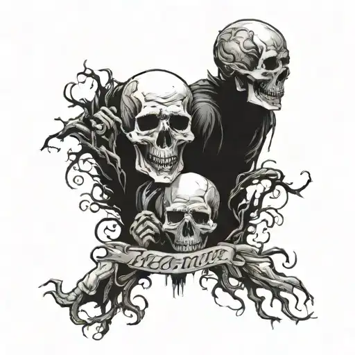 together forever tattoo design idea