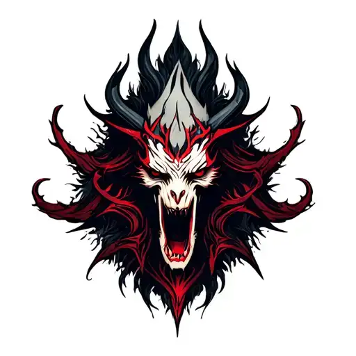 Belial tattoo design idea