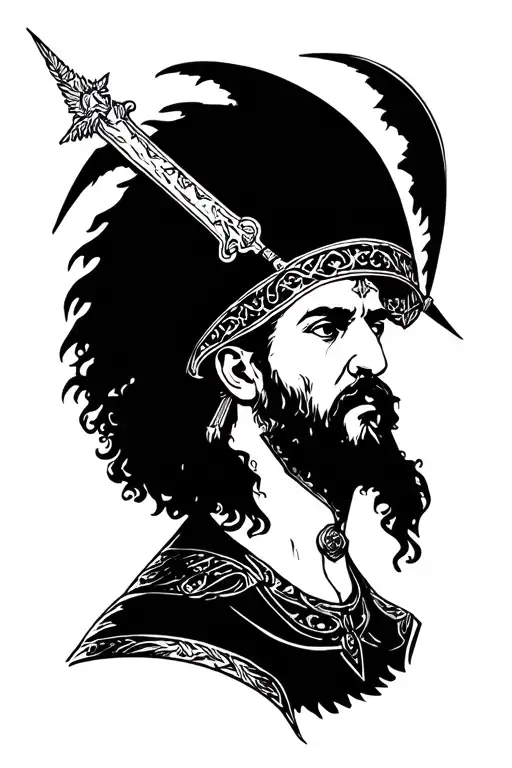 vlad the impaler dacic Romania tattoo design idea