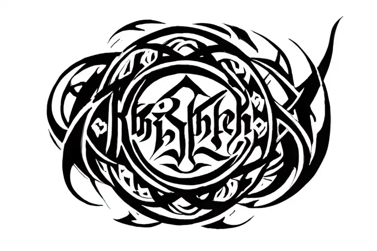 "Abhishek" Sudarshan Chakra Tattoo tattoo design idea