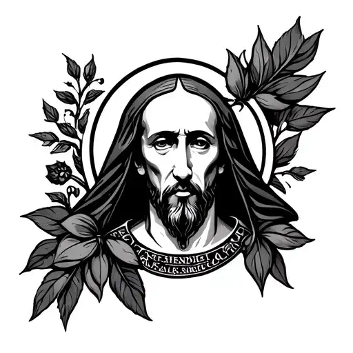 Saint Benedict tattoo design idea