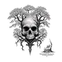 Poison Tree tattoo design idea