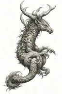 mythical creatures tattoo design idea