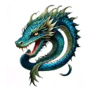 naga tattoo design idea