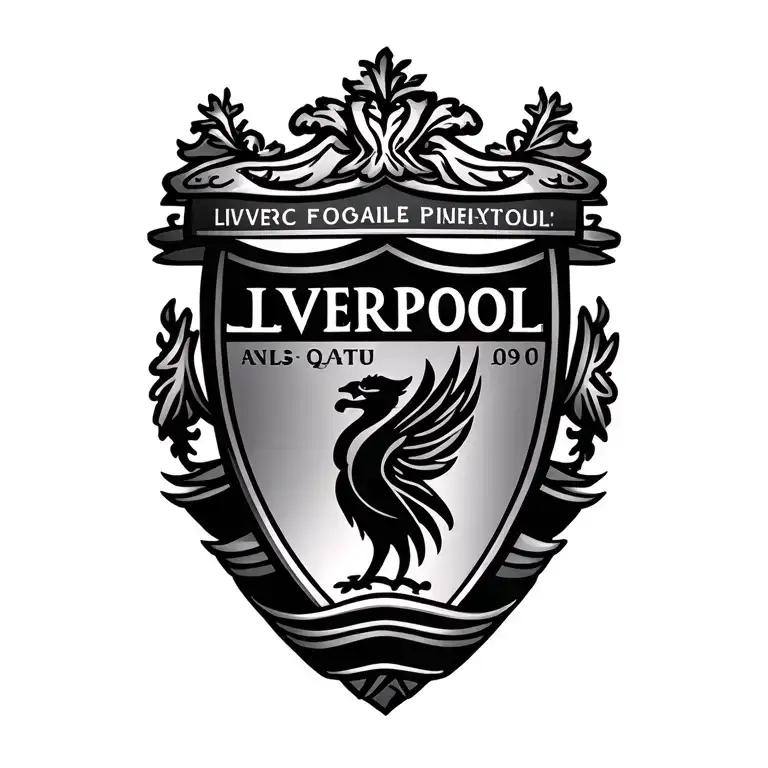 liverpool football crest tattoo design idea