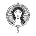 Virgo tattoo design idea