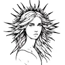 Virgo tattoo design idea