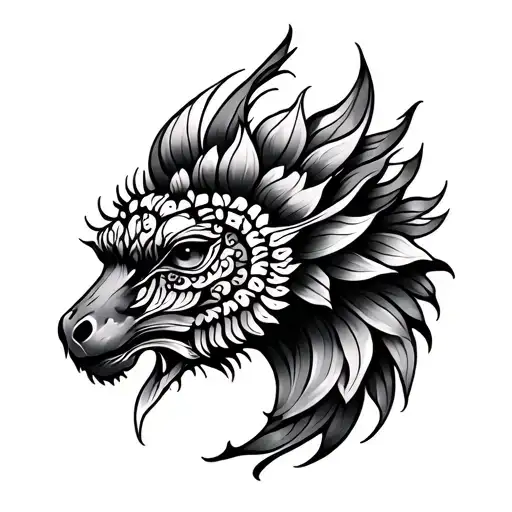 Alebrije tattoo design idea