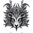 Alebrije tattoo design idea