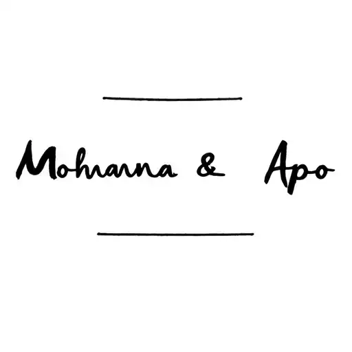 names: Mohanna and Apo 1 January 2025 tattoo design idea