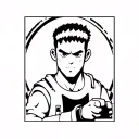 fallout vault boy tattoo design idea