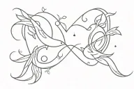 pisces zodiac sign love loss trauma my mom tattoo design idea