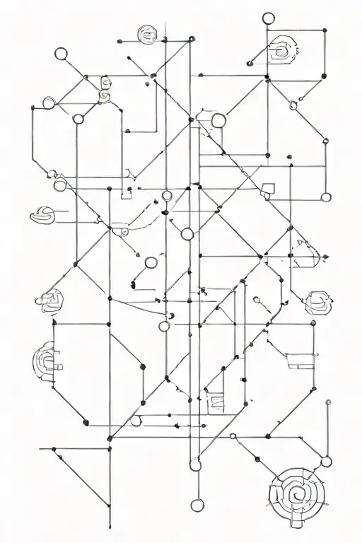 computer algorithm tattoo design idea