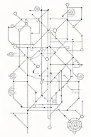 computer algorithm tattoo design idea