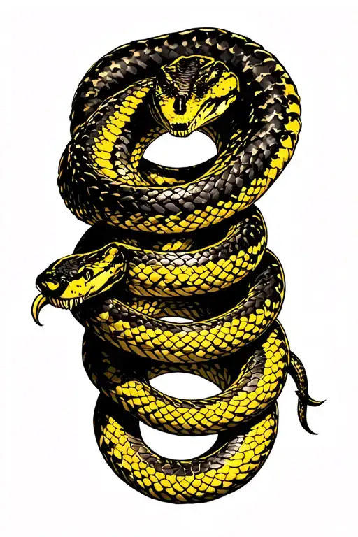 don't tread on me snake patriot yellow 2nd amendment tattoo design idea