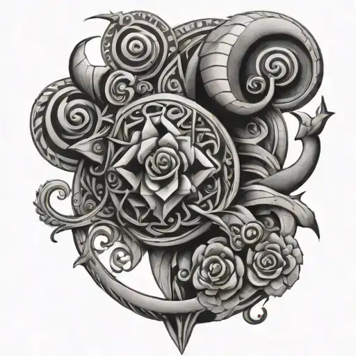 saxon tattoo design idea