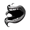 Bite Mark tattoo design idea