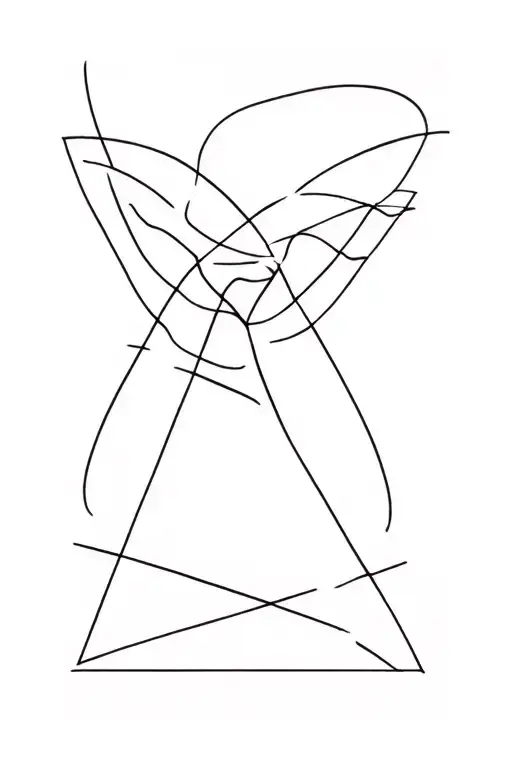 Perspective tattoo design idea