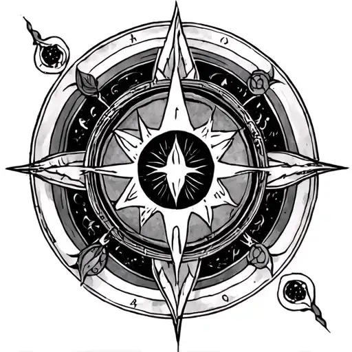 alchemy transmutation circle tattoo design idea