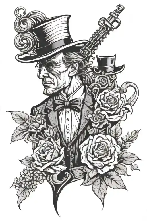 mafia tattoo design idea