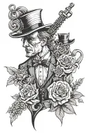 mafia tattoo design idea