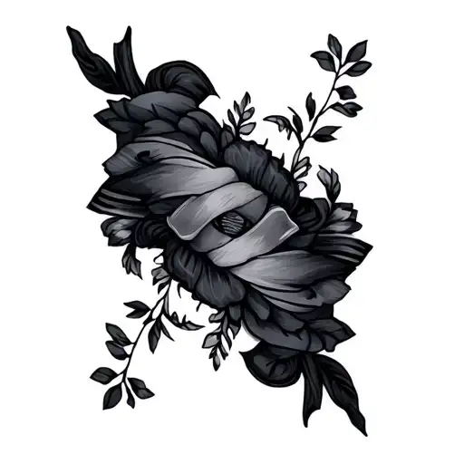 Garter tattoo design idea