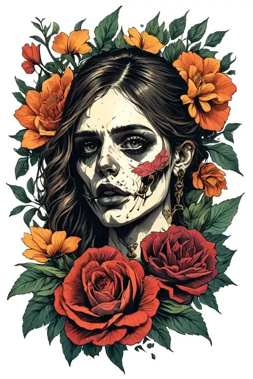 SEVEN HARM SINS tattoo design idea