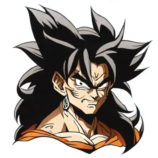 ssj4 goku tattoo design idea