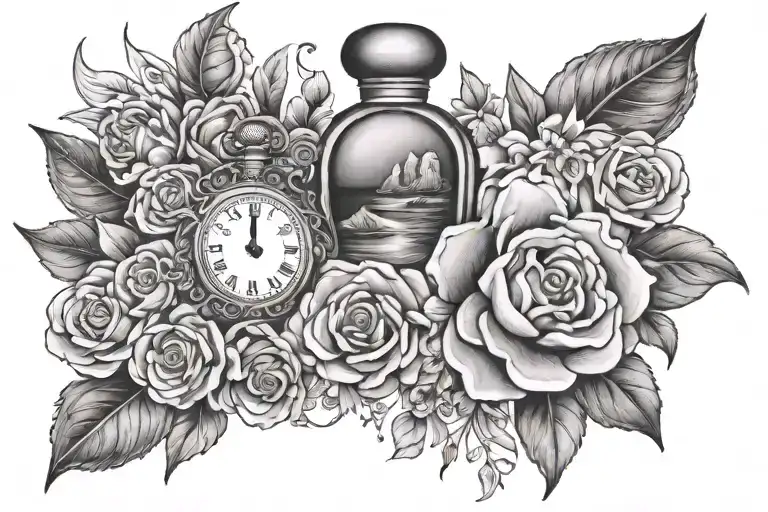 Memory is the perfume of the soul tattoo design idea